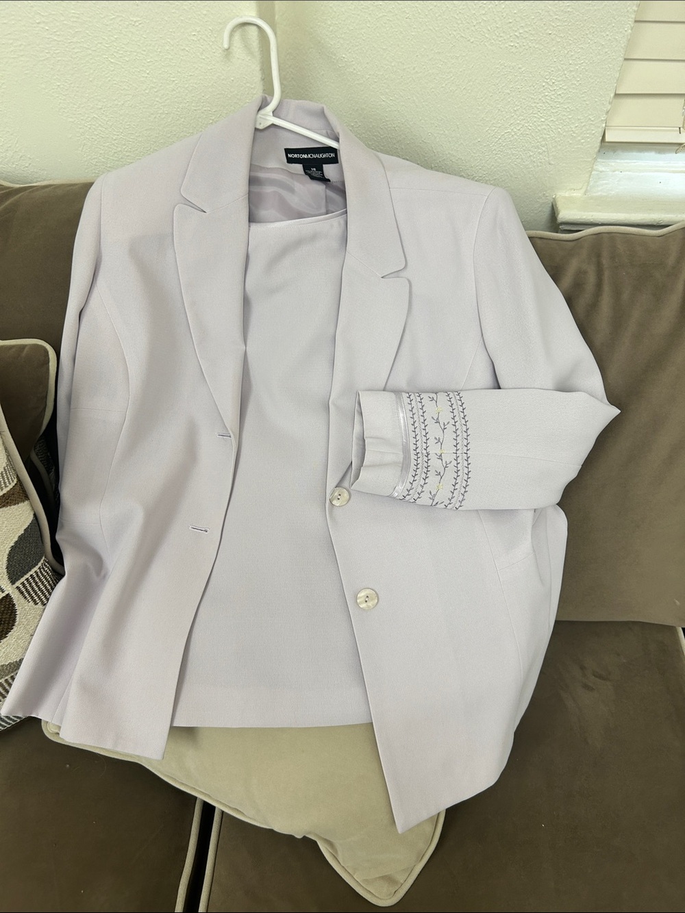 Norton McNaughton Pale Lilac Women's Blazer Jacket & Shell top